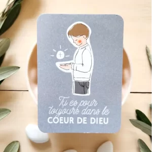 Petite carte gris bleuté OBOBOI